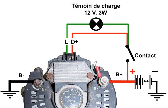 Alternateur qui ne charge pas... DatsunFrance