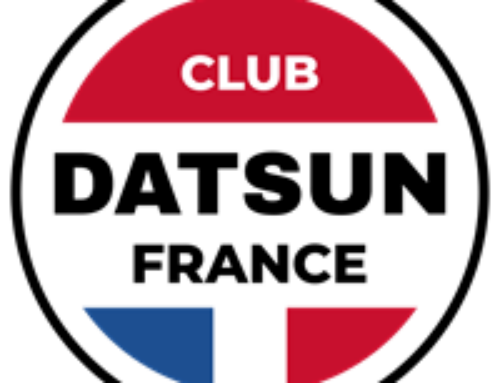 Nouveautés du Club Datsun-France : Logo, Epoqu&rsquo;Auto, Gilets & Track Day !